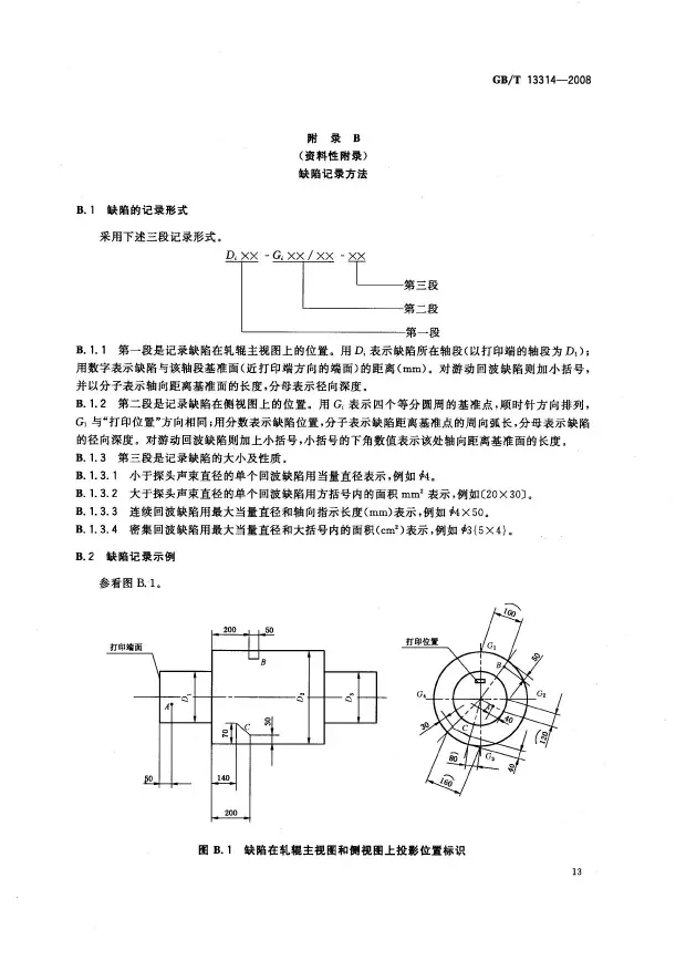 GBT-13314-2008锻钢冷轧工作辊通用技术条件